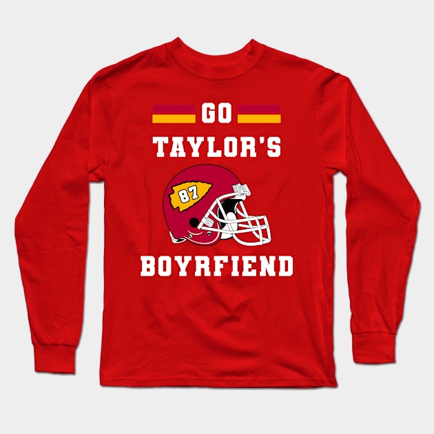 Go Taylor's Boyfriend Long Sleeve T-Shirt by Tandit Store